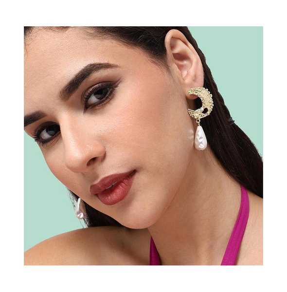 Women's Moon Drop Earrings