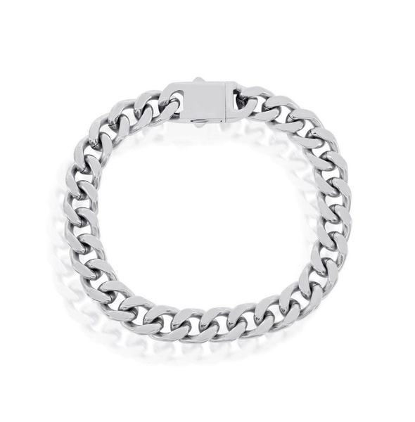 Stainless Steel 10mm Cuban Link Bracelet