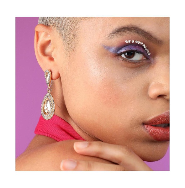 Women's Gold Dazzling Drop Earrings