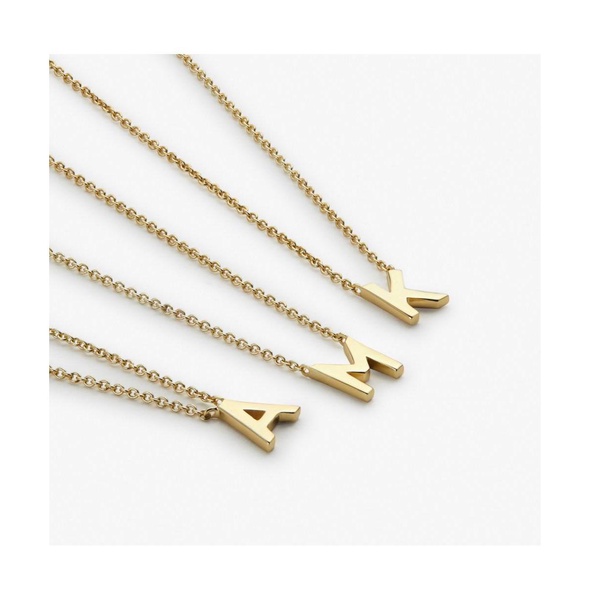 Gold Initial Necklace - Letter Necklace