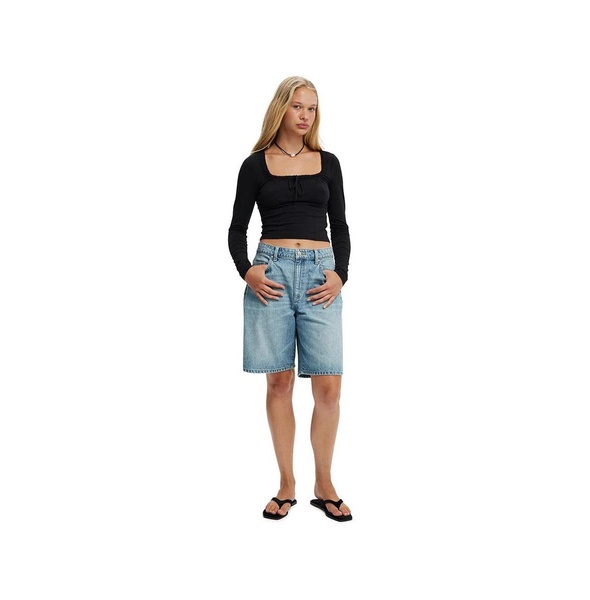 Women's Annie Lace Tie Long Sleeve