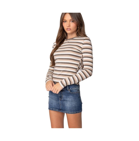 Womens Sivan Striped Long Sleeve T Shirt