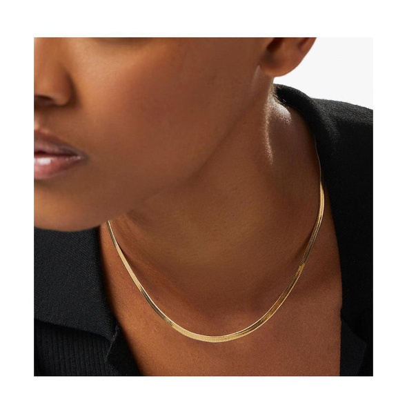 Herringbone Chain Necklace - Ina