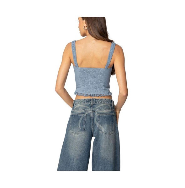 Womens Juliet Ruched Lace Up Corset