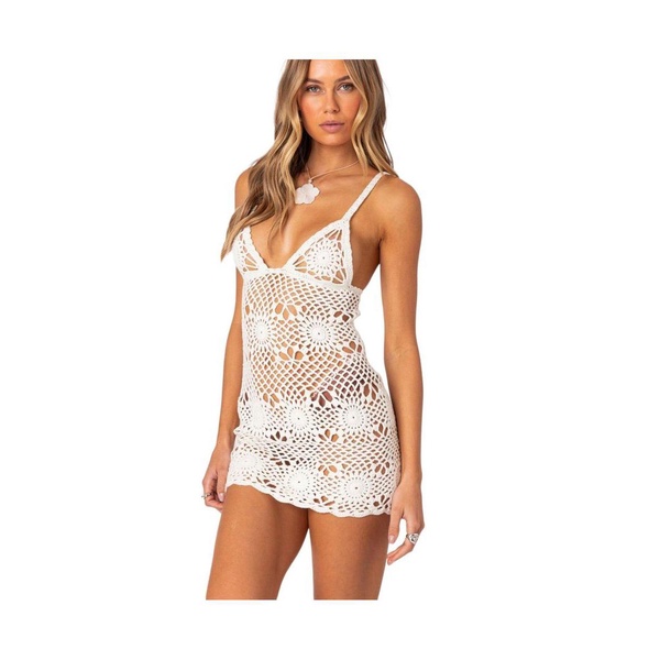 Women's Raleigh Crochet Mini Dress
