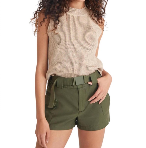 demi sweater crewneck tank top in oat