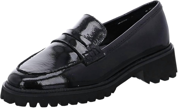 women's karina loafer in black patent