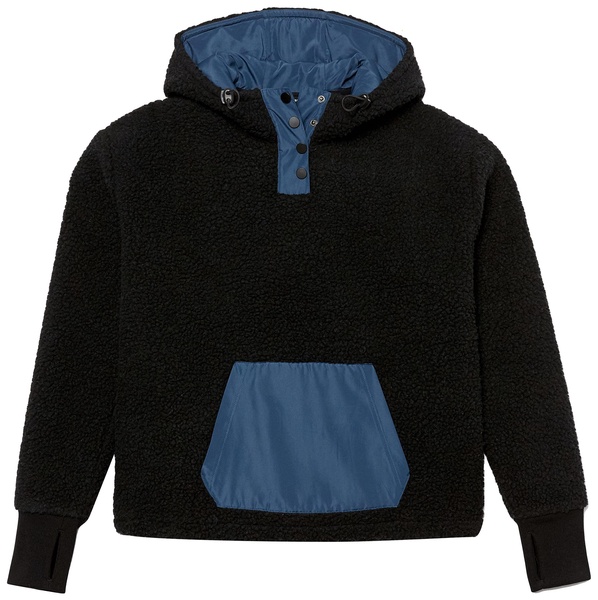 Amazon Essentials Women's Teddy Fleece Quarter Button Hooded Jacket - Discontinued Colors