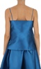 Maxi bow top in teal blue color