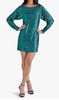 ginger dress in deep teal
