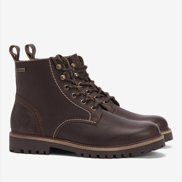 Barbour Men's Foggy Lace Up Leather Boots - UK 7