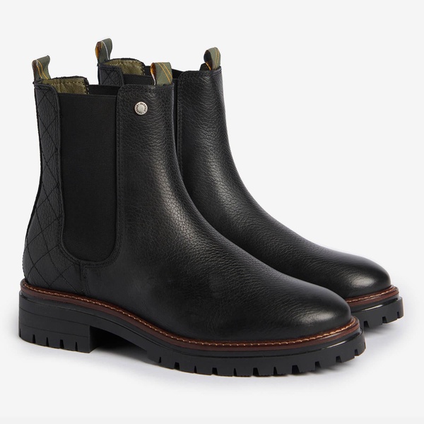 Barbour Women's Evie Leather Chelsea Boots - UK 4