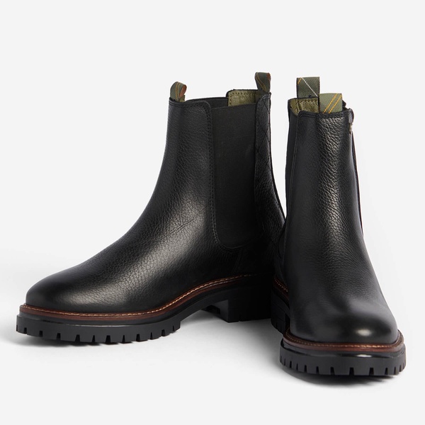 Barbour Women's Evie Leather Chelsea Boots - UK 4