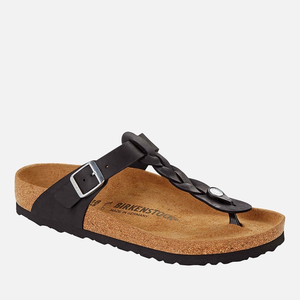 Birkenstock Women's Slim-Fit Braided Leather Sandals - EU 36/UK 3.5