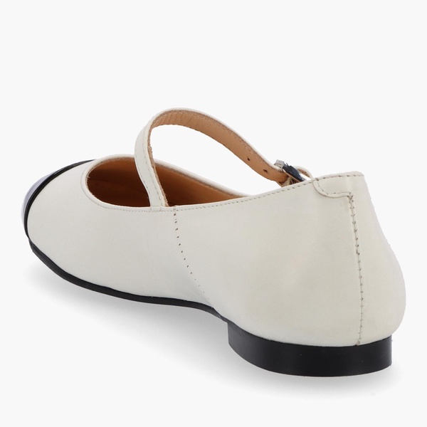 ALOHAS Women's Musa Leather Ballet Flats - UK 4