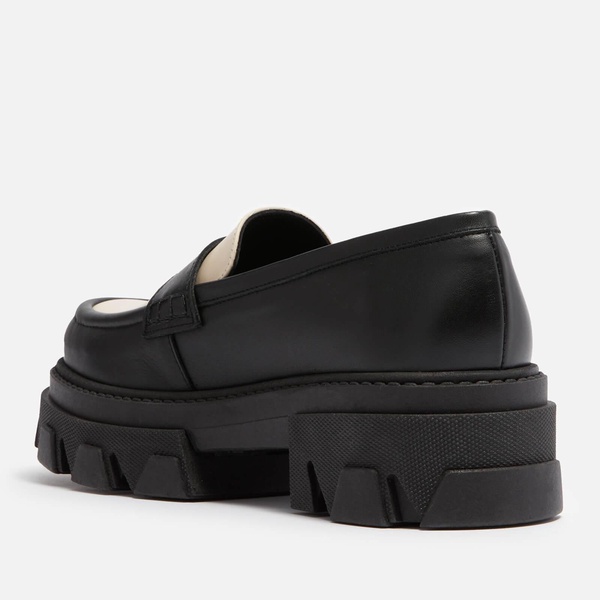ALOHAS Women's Trailblazer Two-Tone Leather Loafers - UK 3.5