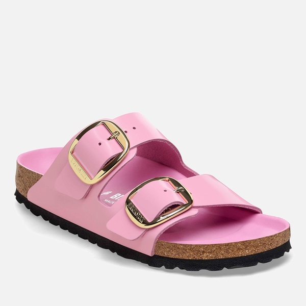 Birkenstock Women's Arizona Big Buckle Slim-Fit Leather Double Strap Sandals - UK 3.5