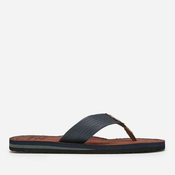 Barbour Men's Toeman Beach Toe Post Sandals - Navy - UK 7
