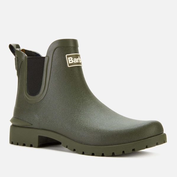 Barbour Women's Wilton Chelsea Wellies - Olive - UK 3