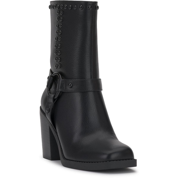Jessica Simpson Womens Bernique Faux Leather Studded Mid-Calf Boots