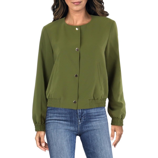 Anne Klein Womens Lightweight Warm Bomber Jacket