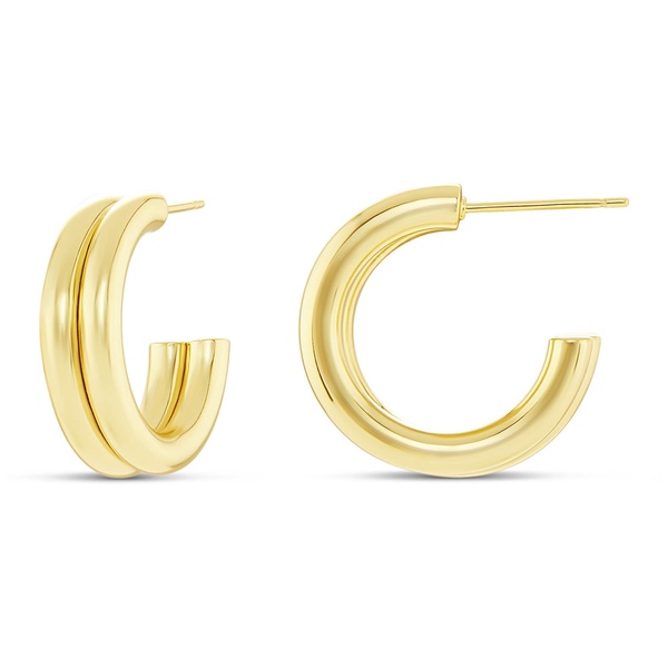 Amazon Essentials 20mm Polished Double Row C Hoop
