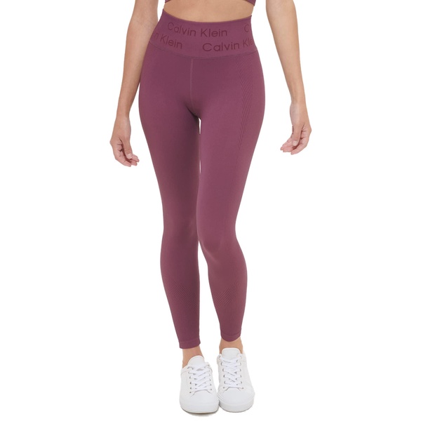 Calvin Klein Women's Textured Knit 7/8 Active Leggings