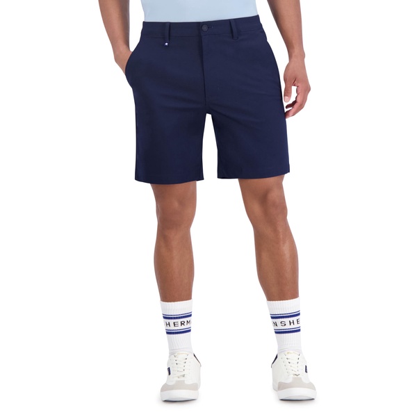Ben Sherman Men's Golf Four-Way Stretch, Lightweight, Quick-Dry, Breathable, Flat Front Casual Shorts, 8" Inseam
