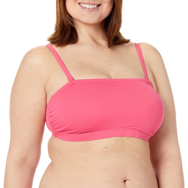 Amazon Essentials Women's Bandeau Swimsuit Top (Available in Plus Size) - Discontinued Colors