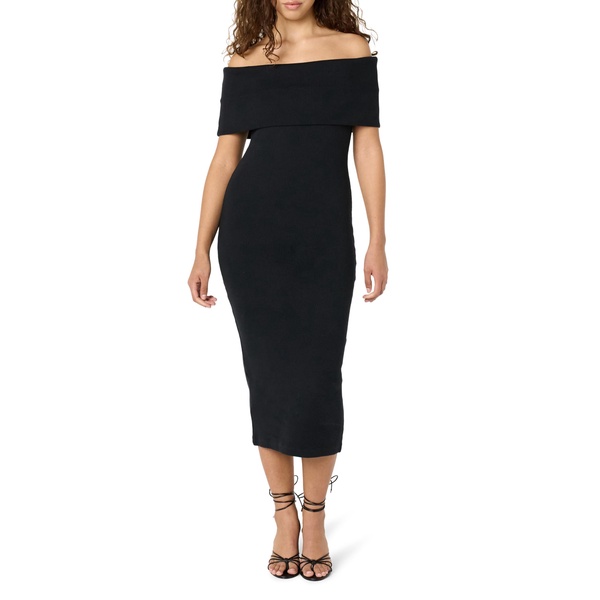 The Drop Women's Lora Off The Shoulder Midi Sheath Dress