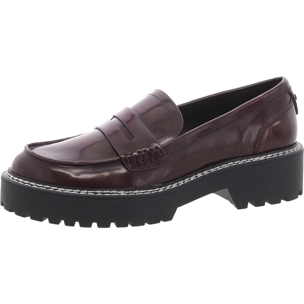 suzie 2 womens patent lug sole penny loafers