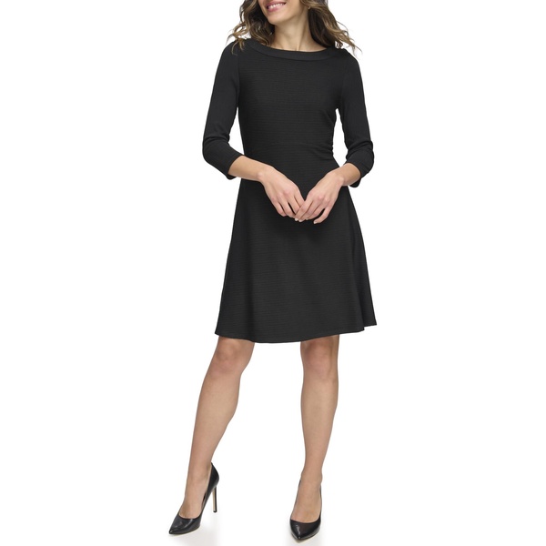 Tommy Hilfiger Womens Textured Shift Dress