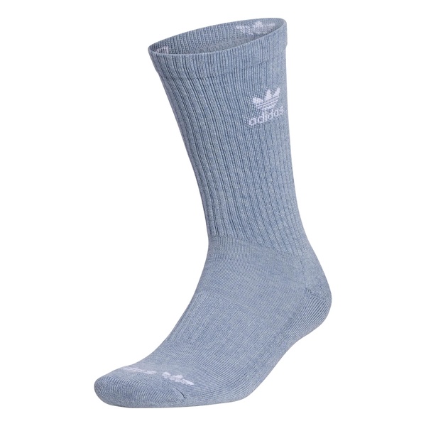 adidas Originals Dye Crew Socks (1-Pair), Botanical Blue/White, Medium