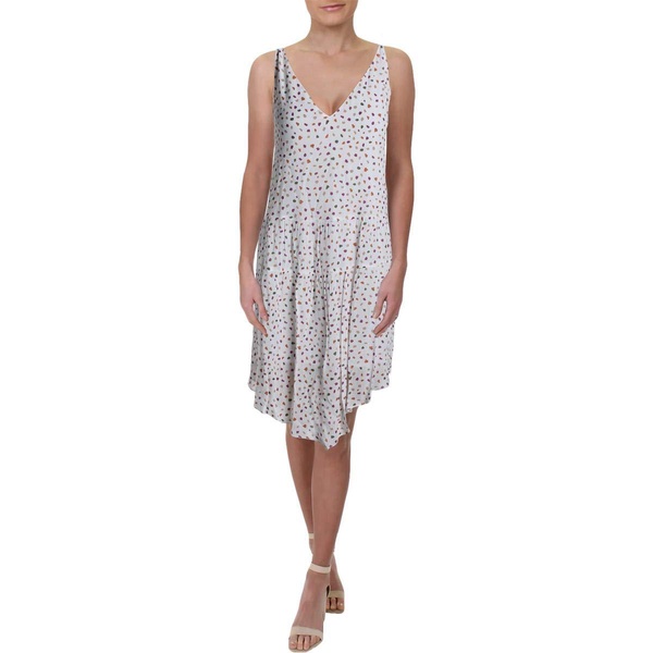BCBGeneration Women's Stone Dots Shift Dress, Off White, S