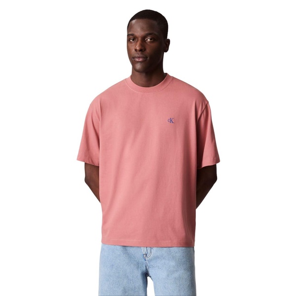 Calvin Klein Men's Relaxed Fit Monogram Logo Crewneck T-Shirt