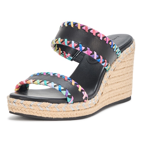 KARL LAGERFELD Women's Everyday Cushioned Insole Cybil-Ankle Strap Sandal Wedge