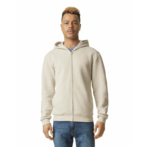 American Apparel Unisex ReFlex Fleece Full Zip Hoodie Sweatshirt, Style GRF497AA