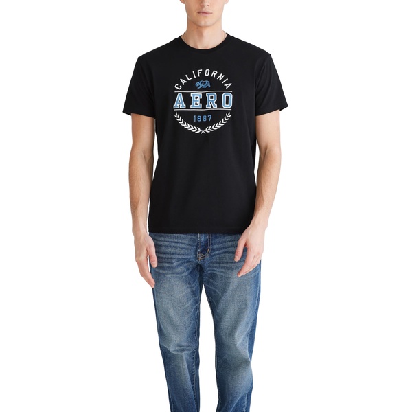 AEROPOSTALE Men's Circle Logo Short Sleeve Tee