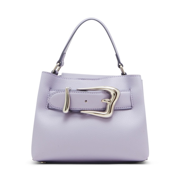 Anne Klein Womens Mini Sculpted Buckle Top Handle, Gentle Lavender