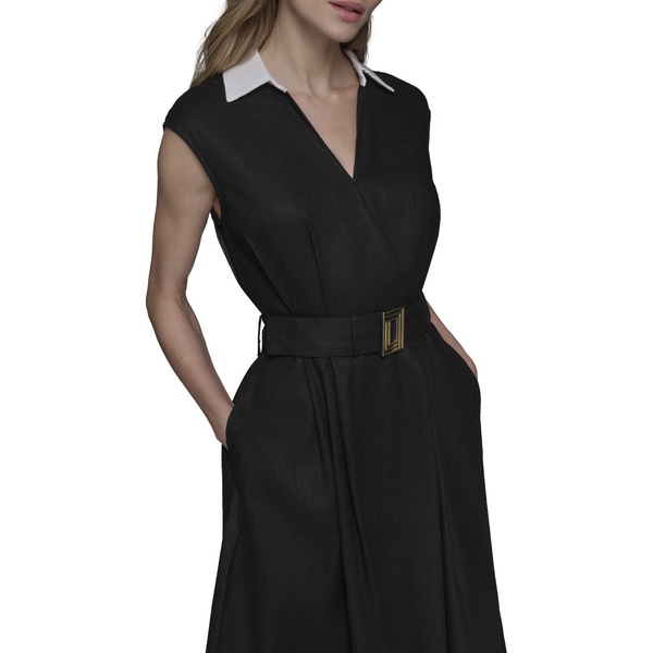 KARL LAGERFELD Women's Short Sleeve Multifunctional Shirt Dress