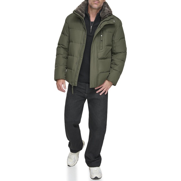 Andrew Marc Men's Mid-Length Puffer Jacket