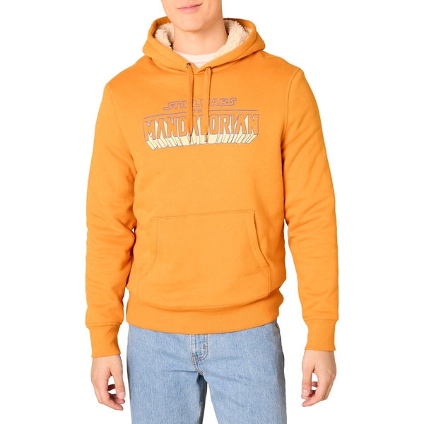 Amazon Essentials Disney | Marvel | Star Wars Men's Sherpa-Lined Pullover Hoodie Sweatshirt
