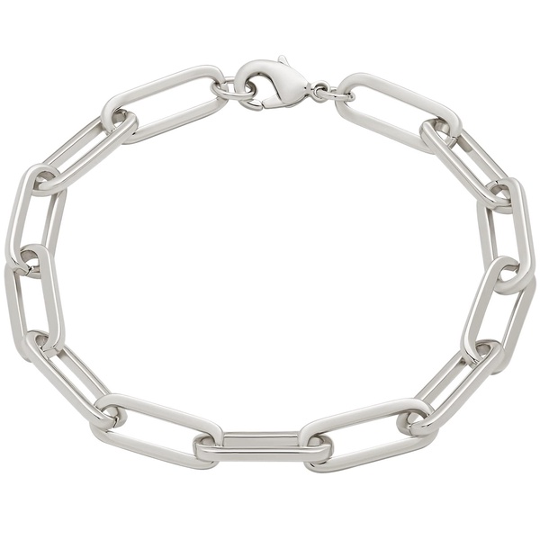 Amazon Essentials 14k Gold Plated or Silver Plated Chunky Chain Link Bracelet 7.5"