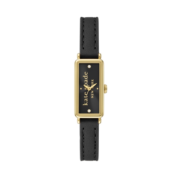 Kate Spade New York Rosedale Rectangular Women's Watch with Stainless Steel Chain Bracelet or Leather Band