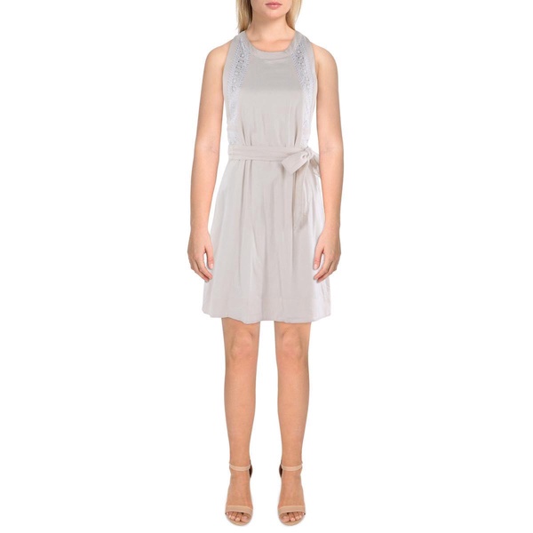 BCBGeneration Women's Jewel Neck a Line Dress