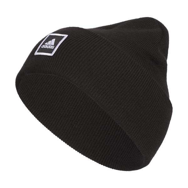adidas Men's Wide Cuff Beanie, tall fit slouchy cuffed acrylic knit hat/cap for winter