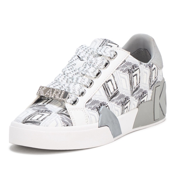 KARL LAGERFELD Women's Marquise Everyday Lace Up Sneaker