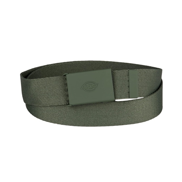 Dickies Women's Tonal Plaque Buckle Fabric Belt