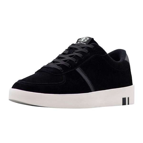 Ben Sherman Mens Richmond Lace Up Sneakers Shoes Casual - Black