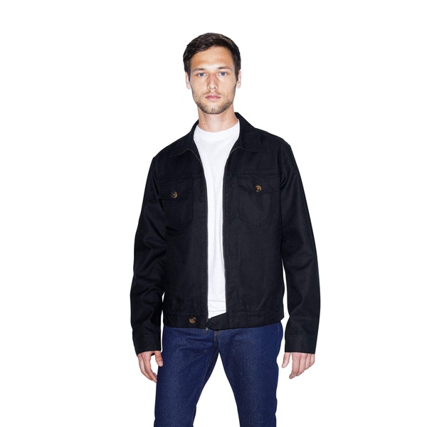 American Apparel Men's Long Sleeve Twill Jacket